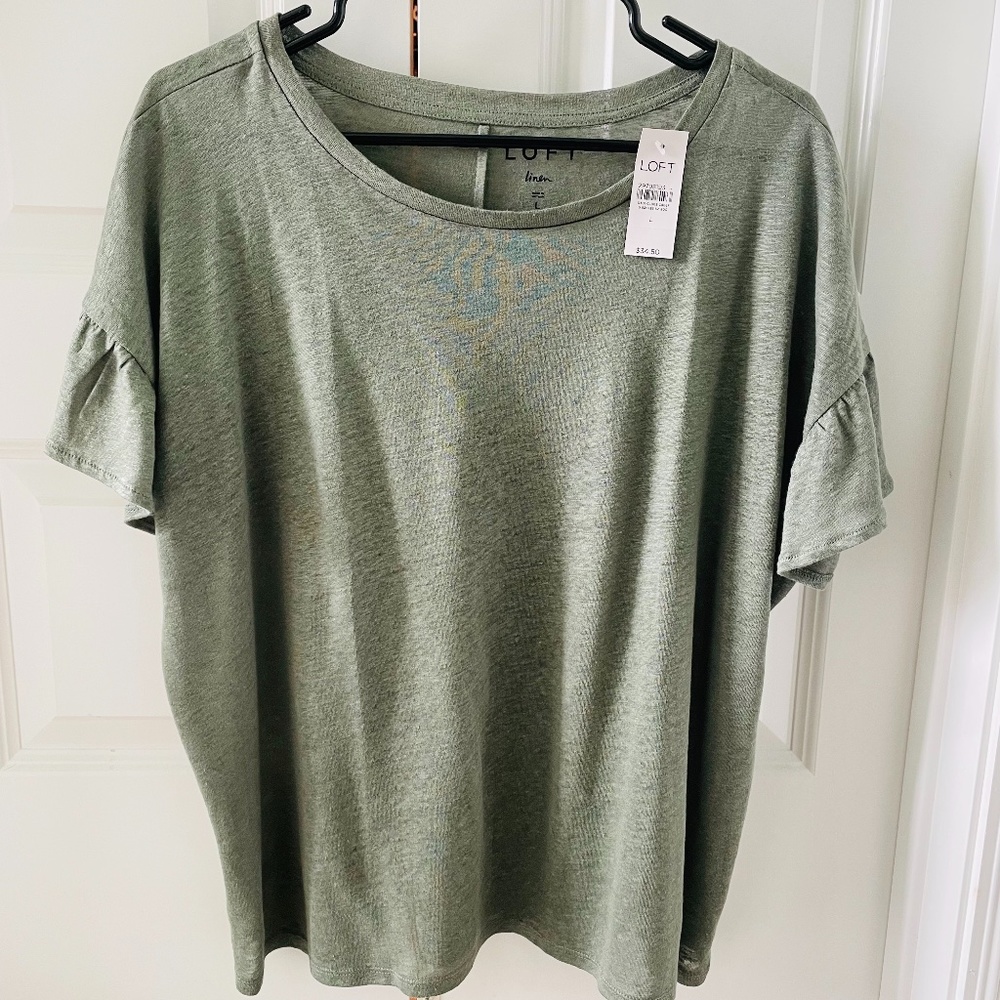 LOFT linen tee